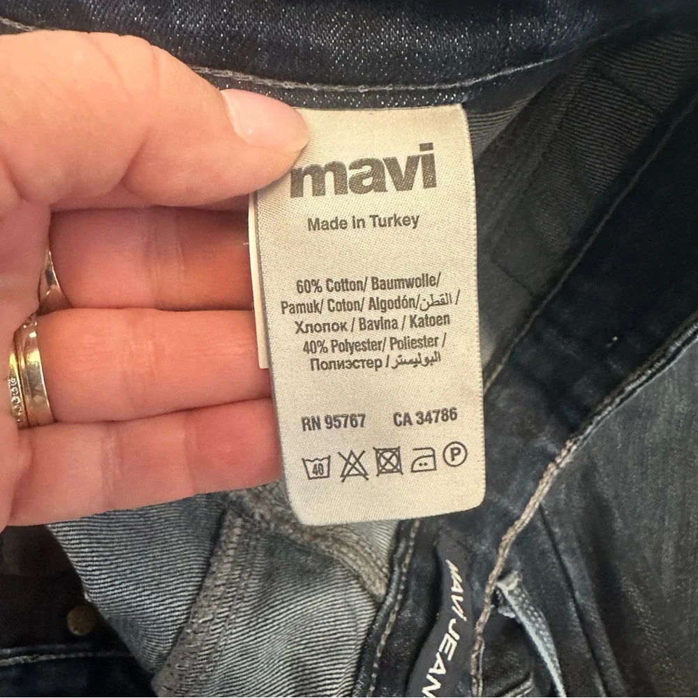 Mavi Men's 36/32 Modern Straight Leg Jeans in Dark Indigo "Deep Stanford" color - Picture 7 of 10